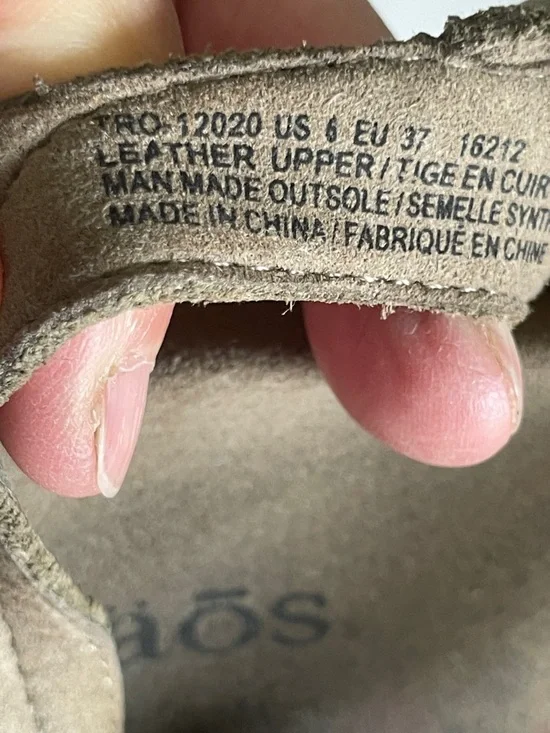 Taos Women's Green Leather Sandals. Good Condition. Size 6. - Picture 10 of 10